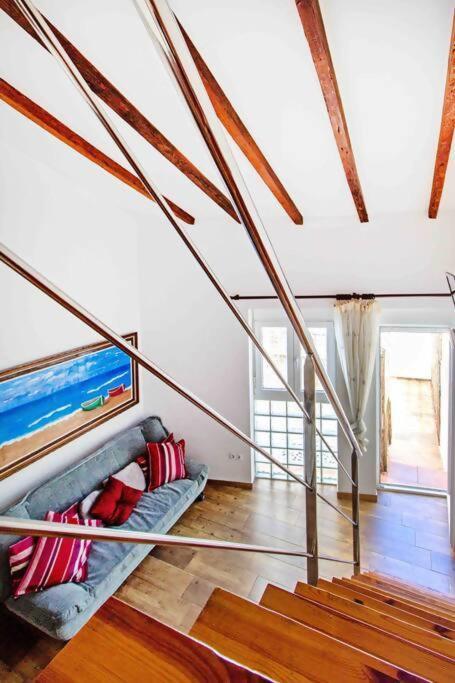 Acogedor Duplex Con Terraza Interior En La Playa Lägenhet Valencia Exteriör bild